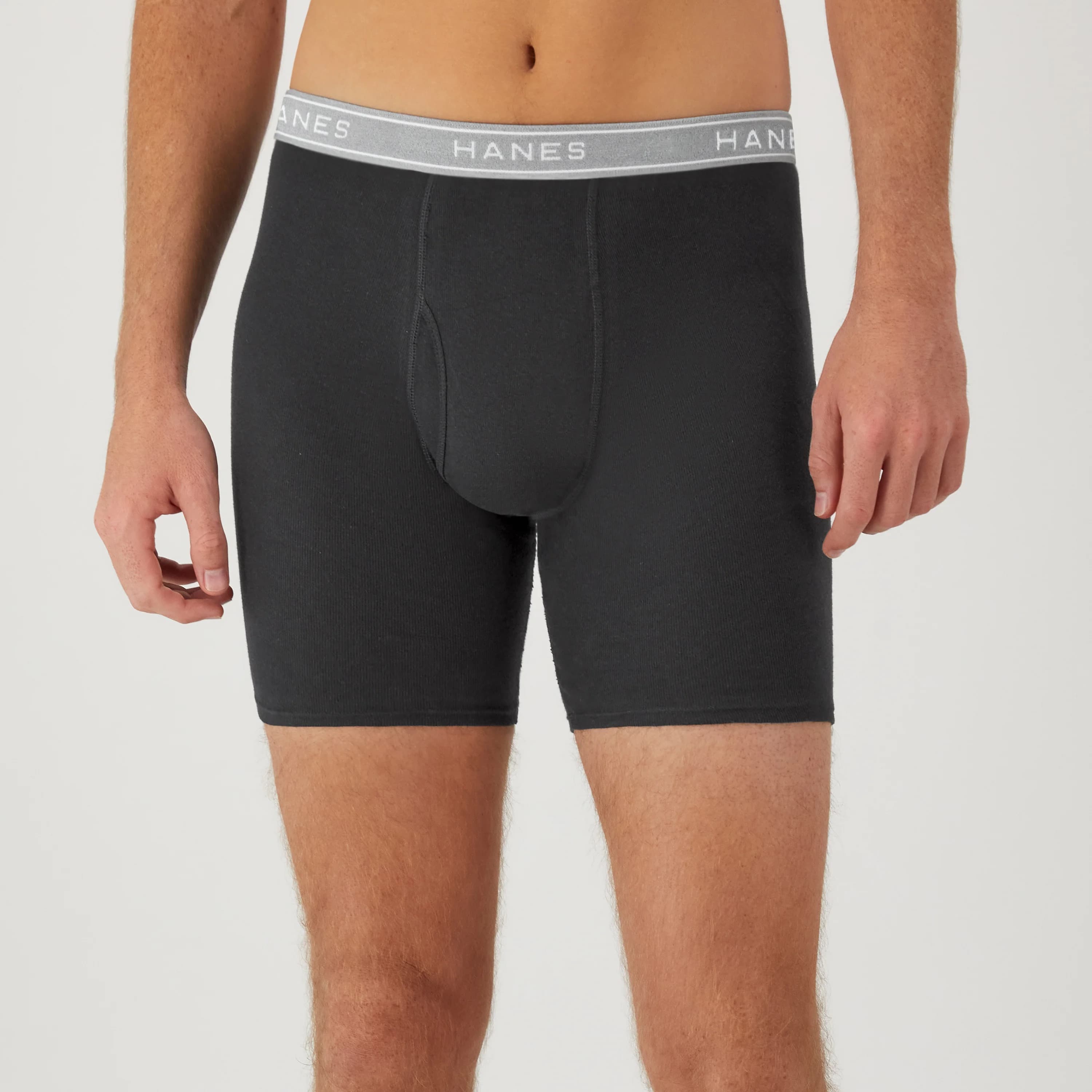 Hanes Comfort Flex Men's Cotton Boxer Brief Underwear, Moisture-Wicking, 4-Pack Size SMALL
