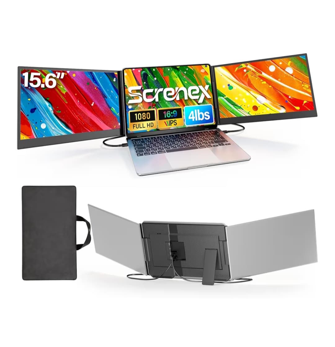 15.6 inch triple laptop screen extender