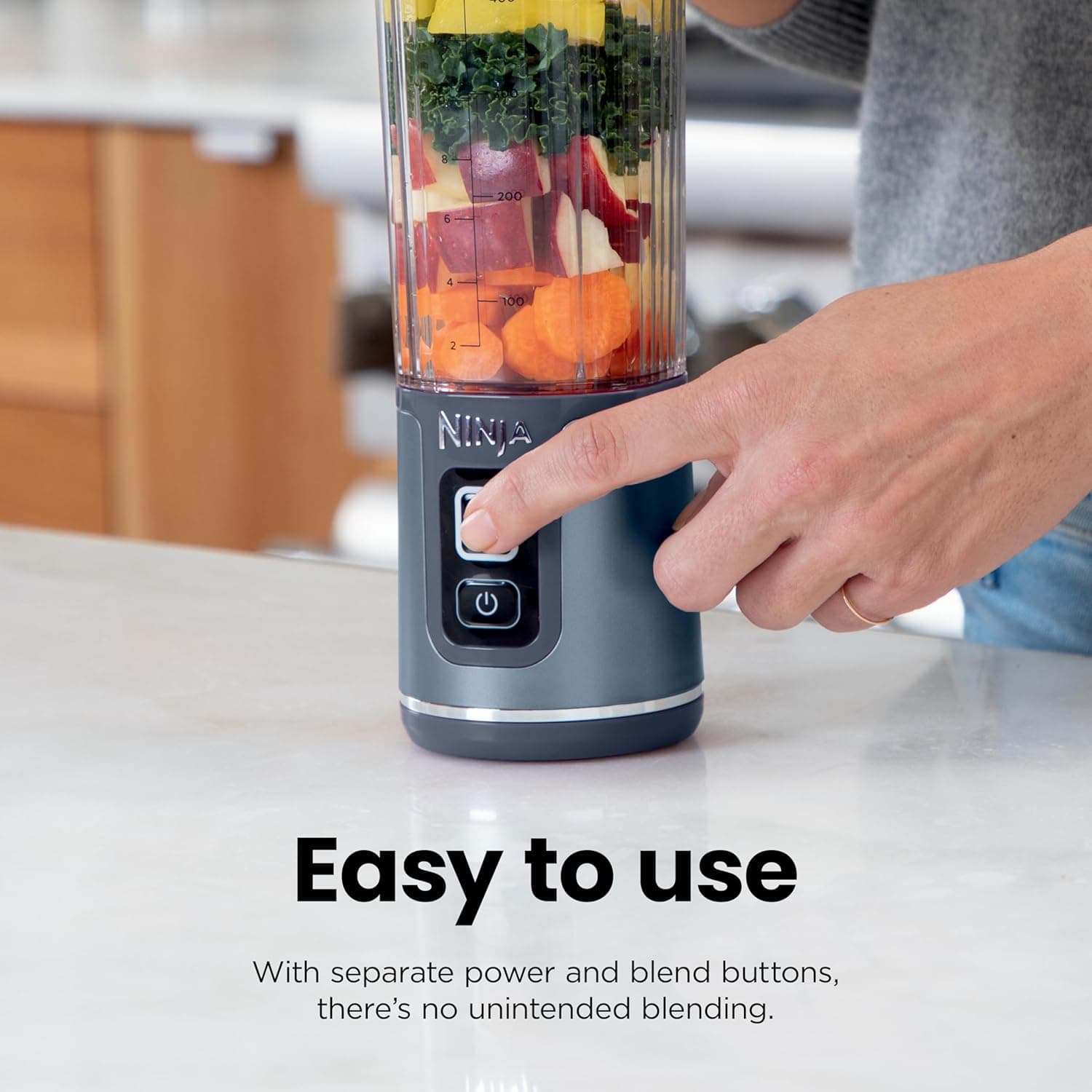 Ninja Blast Portable Blender Metallic Blue